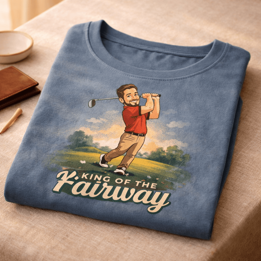 Personalised T-Shirt — Blue